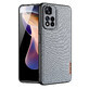 Dux Ducis Fino étui recouvert de nylon pour Xiaomi Redmi Note 11 Pro+ 5G (Chine) / 11 Pro 5G (Chine) / Mi11i HyperCharge / Poco X4 NFC 5G bleu