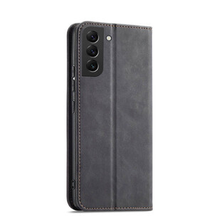 Magnet Fancy Case per Samsung Galaxy S22+ (S22 Plus) custodia portafoglio porta carte nero