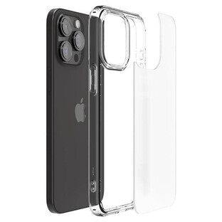 Coque Spigen Ultra Hybrid pour iPhone 15 Pro Max - clair mat