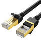 Ugreen kabel Ethernet patchkabel RJ45 Cat 7 STP LAN 10Gbps 2m zwart (11269)