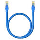 Cablu Ethernet Baseus High Speed Cat 6 RJ-45 1000Mbps 0.5m rotund - albastru