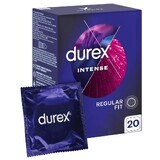 Durex Intense Stimulating Condoms, 20 pieces