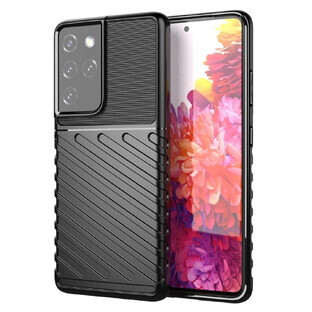 Thunder Case Samsung Galaxy S23 Ultra silicon armoured caz negru