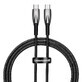 Baseus Kabel CADH000701 USB-C - USB-C PD 100W 5A 480Mbps 1m - schwarz