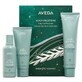 Aveda Scalp Solutions Set Shampoo per capelli, 100 ml + Balsamo per capelli, 100 ml + Trattamento esfoliante per il cuoio capelluto, 150 ml