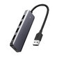 Ugreen splitter USB HUB - 4x USB 3.2 Gen 1 cu port de alimentare micro USB gri (CM219 50985)
