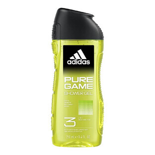 Gel doccia Adidas Pure Game Uomo, 250 ml