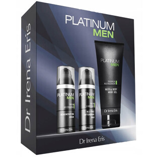 Dr Irena Eris Platinum Men Set Crema viso 50 ml + Balsamo dopobarba 50 ml + Gel lavante 200 ml