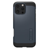 Spigen Tough Armor MagSafe case with stand for iPhone 16 Pro - dark gray