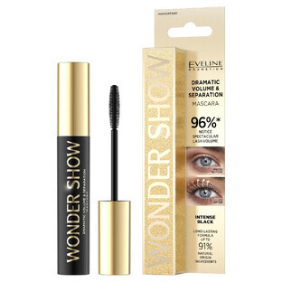 Eveline Cosmetics Wonder Show máscara de pestañas espesante y separadora, 7 ml