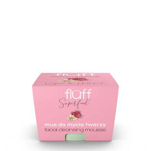 Fluff Raspberry and Almond Face Wash Mousse, 50 ml