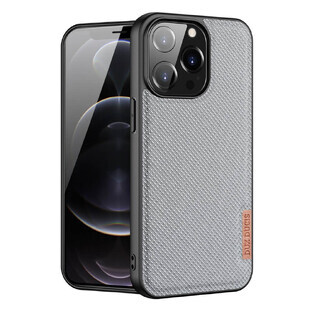 Dux Ducis Fino funda de nylon iPhone 13 Pro gris