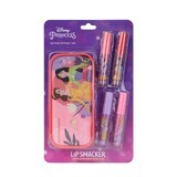 Lip Smacker Disney Princess Lip Gloss amp; Pouch Lip Glosses 4 x 6 ml + cosmetic bag