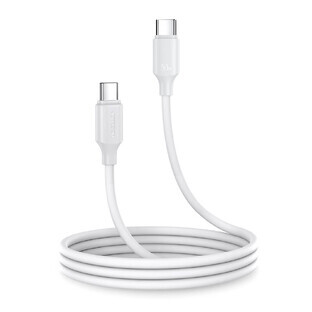 Joyroom Seria de lungă durată A9 USB-C / USB-C PD QC 60W 3A cablu 1m - alb
