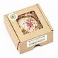 Miodowa Mydlarnia Boule de bain effervescente à la fraise, 80 g