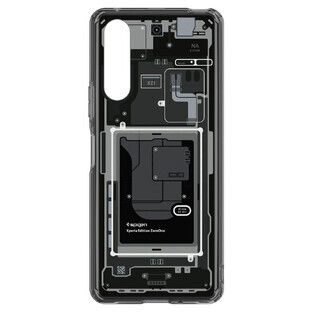 Spigen Ultra Hybrid-Tasche für Sony Xperia 10 V - dunkelgrau (Zero One Design)