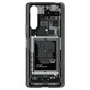 Funda Spigen Ultra Hybrid para Sony Xperia 10 V - gris oscuro (diseño Zero One)