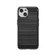 Flexibele Carbon Case met carbonpatroon voor iPhone 15 - zwart