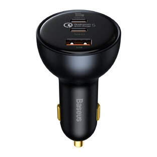 Baseus TZCCZM-0G USB-A / USB-C 160W PPS / QC 5 / PD Autoladegerät - grau