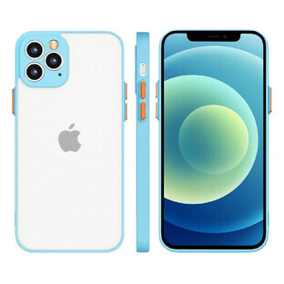 Milky Case flexible durchsichtige Silikonhülle für Samsung Galaxy S21+ 5G (S21 Plus 5G) blau