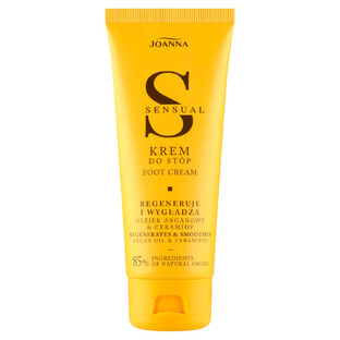 Joanna Sensual Foot Cream Argan oil amp; Ceramides, 100 g