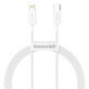 Baseus Superior Series USB-C / Lightning PD 20W Kabel 1 m - weiß