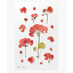 Adesivi decorativi con fiori di geranio