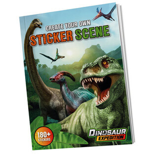 Dino sticker carte