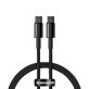 Cable Baseus CATWJ-01 USB-C - USB-C PD QC 100W 5A 1m - noir