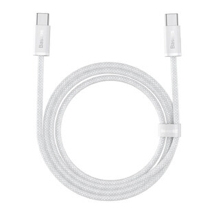 Baseus Dynamic Series USB-C / USB-C 100W cablu 1 m - alb