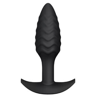 Marc Dorcel Wavy Plug Silikon Anal Plug Schwarz