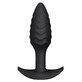 Marc Dorcel Wavy Plug Silikon Anal Plug Schwarz