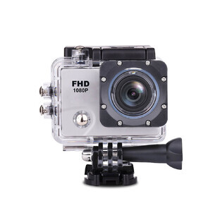 DV2400 Caméra sport grand angle Full HD Wi-Fi 12Mpx étanche + accessoires - blanc
