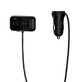 Transmisor FM inalámbrico Bluetooth con cargador Baseus S-16 (Overseas edition) - negro