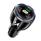 Wozinsky WCCCA 2x USB-C 1x USB-A 90W PD QC încărcător auto - negru