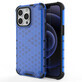 Funda blindada de nido de abeja con marco de gel iPhone 13 Pro azul