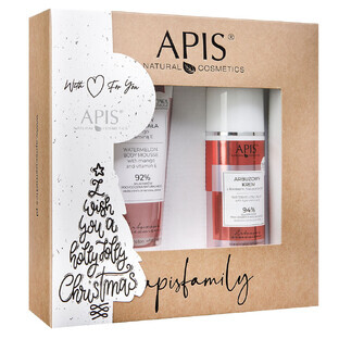 Apis Watermelon verfrissingsset watermeloen lichaamsmousse, 200 ml + watermeloen gezichtscrème, 100 ml