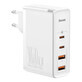 Baseus GaN2 Pro încărcător rapid 100W USB / USB tip C Quick Charge 4+ Power Delivery alb (CCGAN2P-L02)