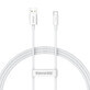 Baseus Superior Series SUPERVOOC USB-A la USB-C 65W cablu 1m alb