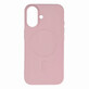 Liquid Silicone Case MagSafe für iPhone 16 Plus - hellrosa