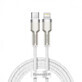 Cable Baseus Cafule Series Metal Data USB-C / Lightning 20W PD 1 m - blanco