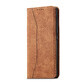 Funda Magnet Fancy Samsung Galaxy S23+ funda con solapa cartera soporte marrón