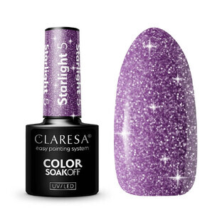 Claresa Soak Off UV/LED Starlight Hybrid Varnish 5, 5 g