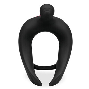 S-Hande Dot Ring Anello vibrante per il pene Nero