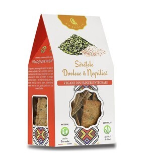 Vegane Cracker mit Kürbis und Brownies, 125 gr, Hiper Ambrosia