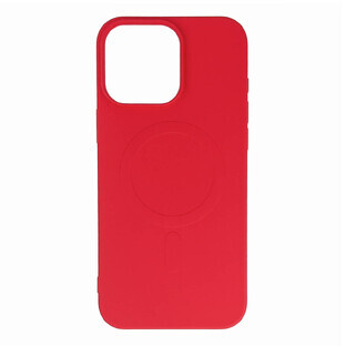 Vloeibare siliconenhoes MagSafe voor iPhone 16 Pro - rood