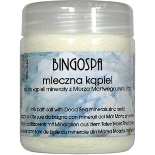 BingoSpa Bagno al latte con minerali del Mar Morto, 550 g