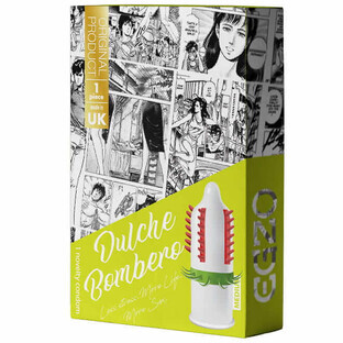 Egzo Dulche Bombero Condom with caressing spikes and tabs Medium, 1 piece