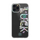 Kingxbar Lucky Series caz decorat cu cristale Swarovski autentice iPhone 12 mini transparent (Luck)