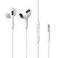 Baseus Encok H17 auriculares con cable minijack 3,5 mm blanco (NGCR020002)